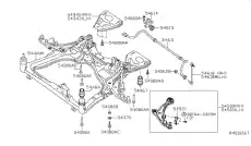 Рычаг подвески NISSAN 54501-9N00B