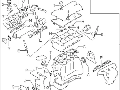GASKET KIT, ENGINE A10429N01A NISSAN
