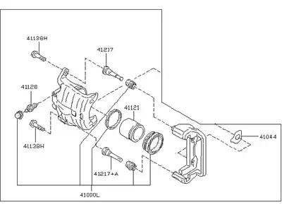 СУППОРТ 41001-CD00D NISSAN
