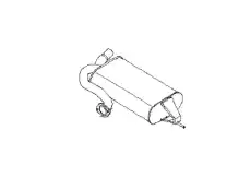 EXHAUST PIPE ASSY 20100CK000 NISSAN