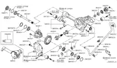КОРПУС ПЕРЕДНЕГО МОС 38510-EA000 NISSAN