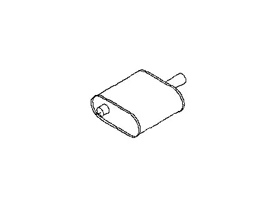 EXHAUST PIPE ASSY 201008J110 NISSAN