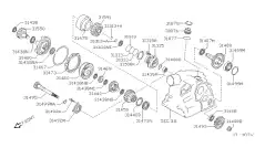 КОЛЬЦО УПЛОТНИТЕЛЬНОЕ 31525-80X09 NISSAN