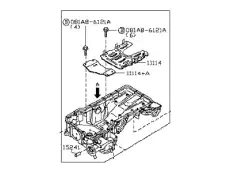 Поддон картера двигателя NISSAN 11110CG000