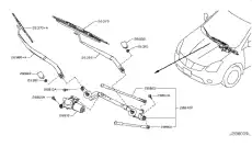 Щетка стеклоочистителя 28890-JM01A NISSAN