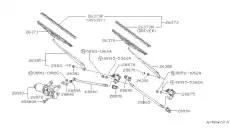 РЫЧАГ СТЕКЛООЧИСТИТЕЛЯ 28842-50A00 NISSAN