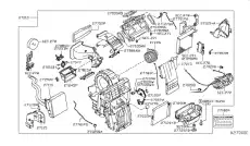 Радиатор печки NISSAN 27140-EM50B