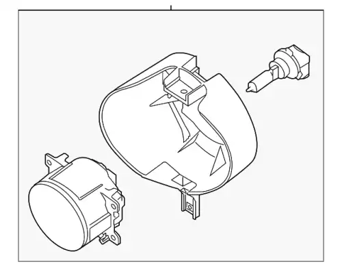 Фара противотуманная NISSAN 26155-EA825