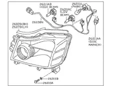 Фара NISSAN 26060-ZC30A