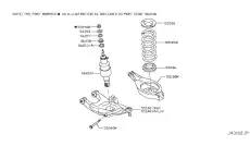 SHOCK ABSORBER E62101LA8A NISSAN