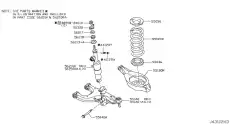SHOCK ABSORBER E62101LA8A NISSAN