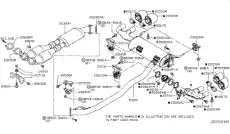 КРОНШТЕЙН ГЛУШИТЕЛЯ ПР 20731-JF00A NISSAN