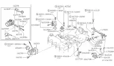 КРЕПЛЕНИЕ 16612-N8500 NISSAN