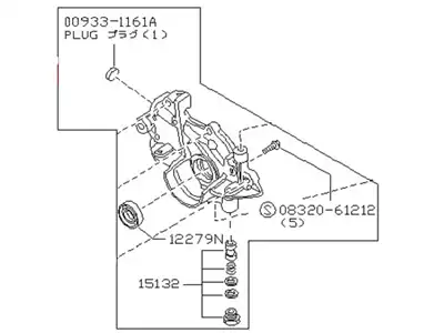  1501017F01 STG PUMP ASSY NISSAN