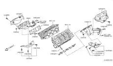 Коллектор выпускной NISSAN 14002-AM612