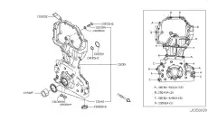 Сальник 13510-4BA0A NISSAN