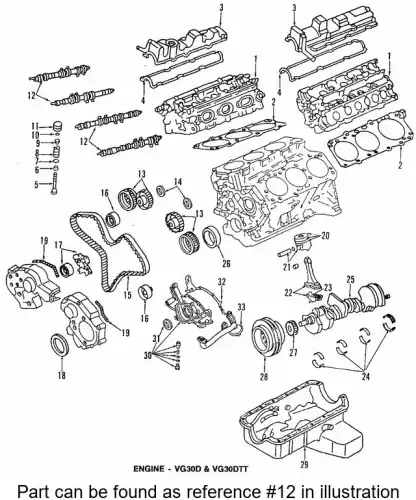 Распредвал NISSAN 13020-45V25