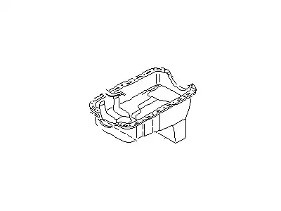 Поддон картера двигателя NISSAN 11110-07G25
