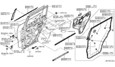 Ручка двери NISSAN 828391LA0A