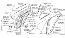 SEAL KIT, HEADLAMP 828391CA3A NISSAN