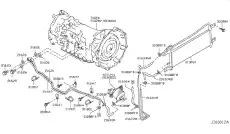 216341LA1A Шланг масляного радиатора NISSAN