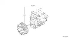 КОМПРЕССОР КОНДИЦИОНЕРА 926001KC7A NISSAN