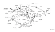 546115DA0A СТАБИЛИЗАТОР ПОДВЕСКИ NISSAN