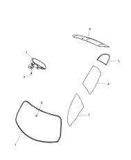 Боковое стекло 04724561AB CHRYSLER