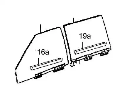 Боковое стекло 1268538 VOLVO