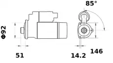 Стартер LETRIKA MS754
