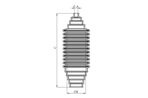 Пыльник рулевой рейки TED84147 TEDGUM