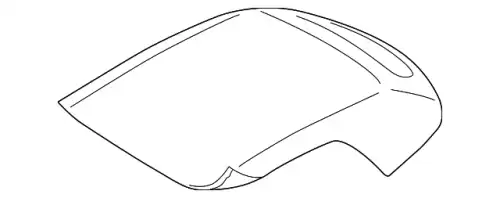 крыша, голубой 8628365 VOLVO