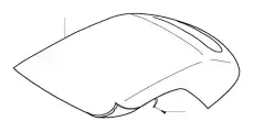 крыша, sand 8628363 VOLVO