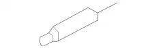 Hydraulic cylinder, задний 1385268 VOLVO