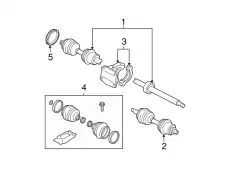 ACHSWELLE, ERSATZ 36051045 VOLVO