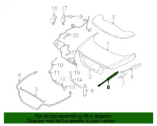 Hydraulic cylinder, правый 1385269 VOLVO