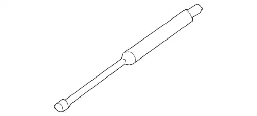 Hydraulic cylinder, левый 31256543 VOLVO