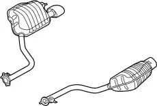 SCHALLDAMPFER 31452573 VOLVO