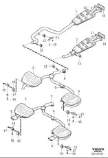 SCHALLDAMPFER 31452573 VOLVO