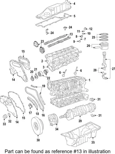 Распредвал VOLVO 30731248