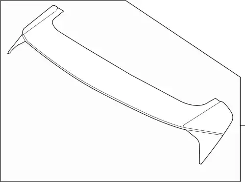 спойлер крыши 39869374 VOLVO