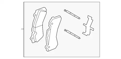 Тормозные колодки дисковые VOLVO 31664689