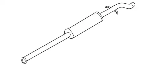 ГЛУШИТЕЛЬ, ПЕРЕДН. 30676693 VOLVO