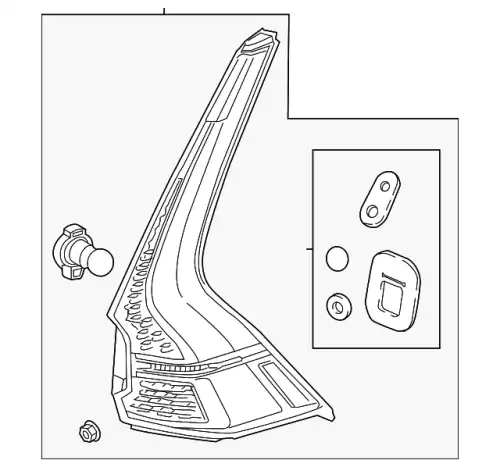 LAMP BODY 31420428 VOLVO