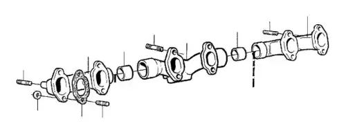 Коллектор выпускной VOLVO 1328214