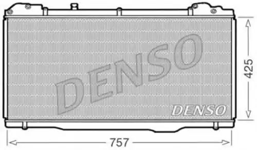 Радиатор системы охлаждения двигателя DENSO DRM23023