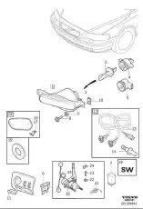 Фара противотуманная VOLVO 30698585