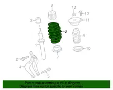VORDERFEDER 31658305 VOLVO