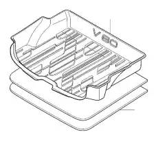 Коврик в багажник VOLVO 39813967