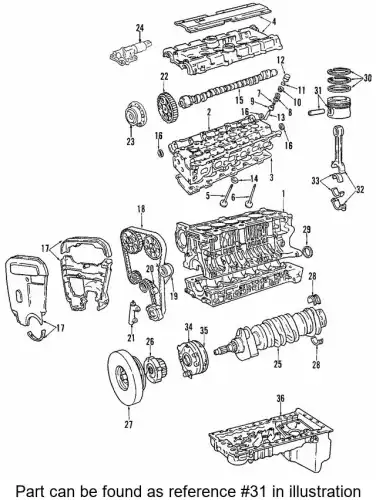 комплект поршней 274364 VOLVO